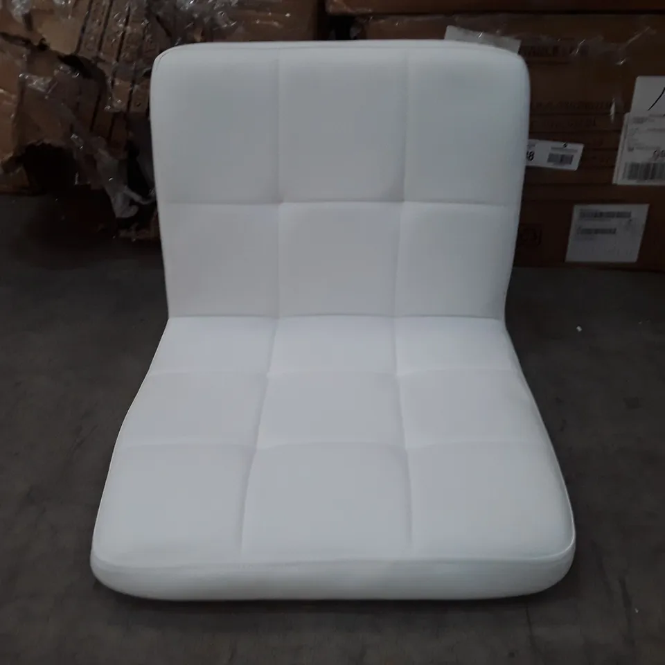 BOXED WHITE BARSTOOL