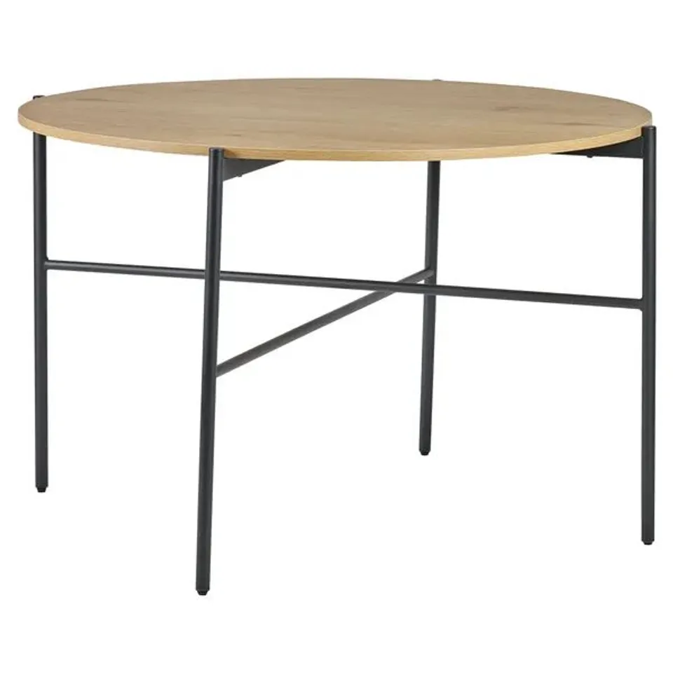 BOXED CAMILLE 4 SEATER DINING TABLE - BLACK (1 BOX)