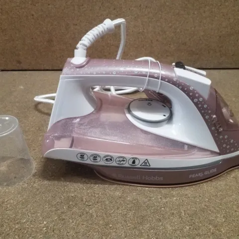 BOXED RUSSELL HOBBS 23972 PEARL GLIDE PINK IRON