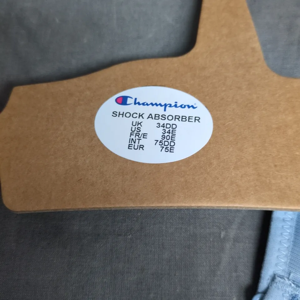 CHAMPION SHOCK ABSORBER SPORTS BRA – WOMEN'S, UK 34E (US 34DD) BLUE