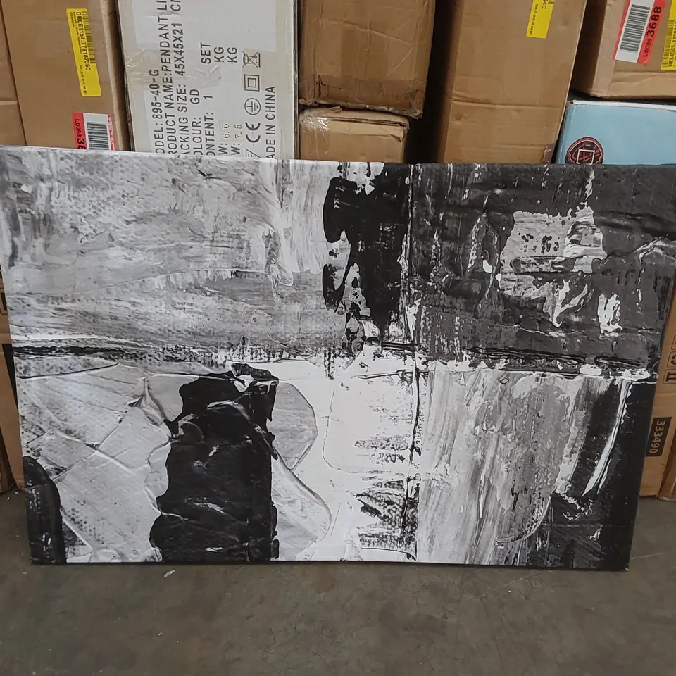 BOXED ABSTRACT VOL.285 - WRAPPED CANVAS PAINTING 