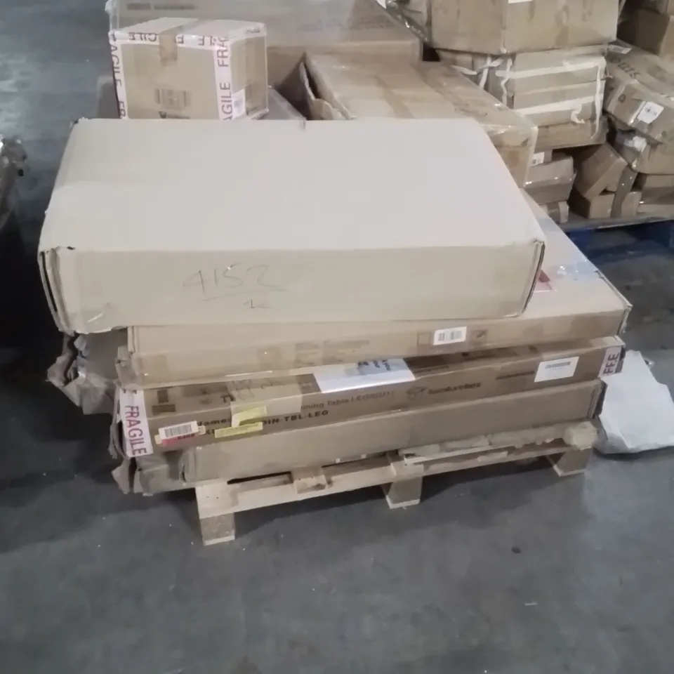 PALLET OF INCOMPLETE FURNITURE SETS