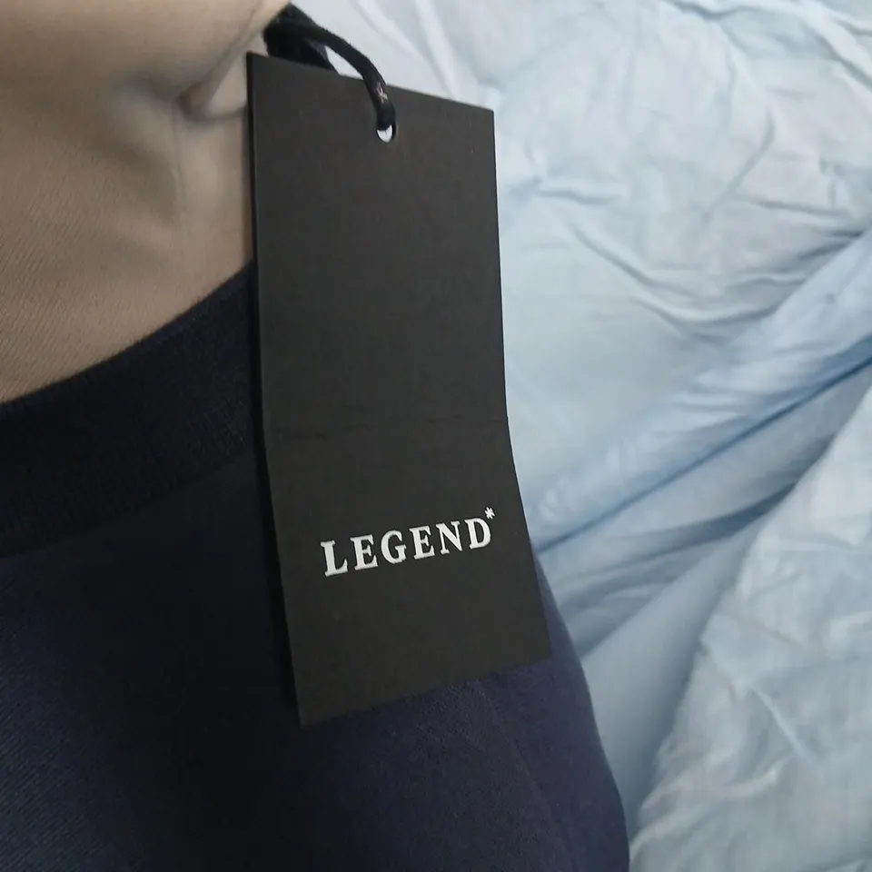LEGEND BASIC MUSCLE FIT T-SHIRT – INDIGO NAVY – SIZE XL