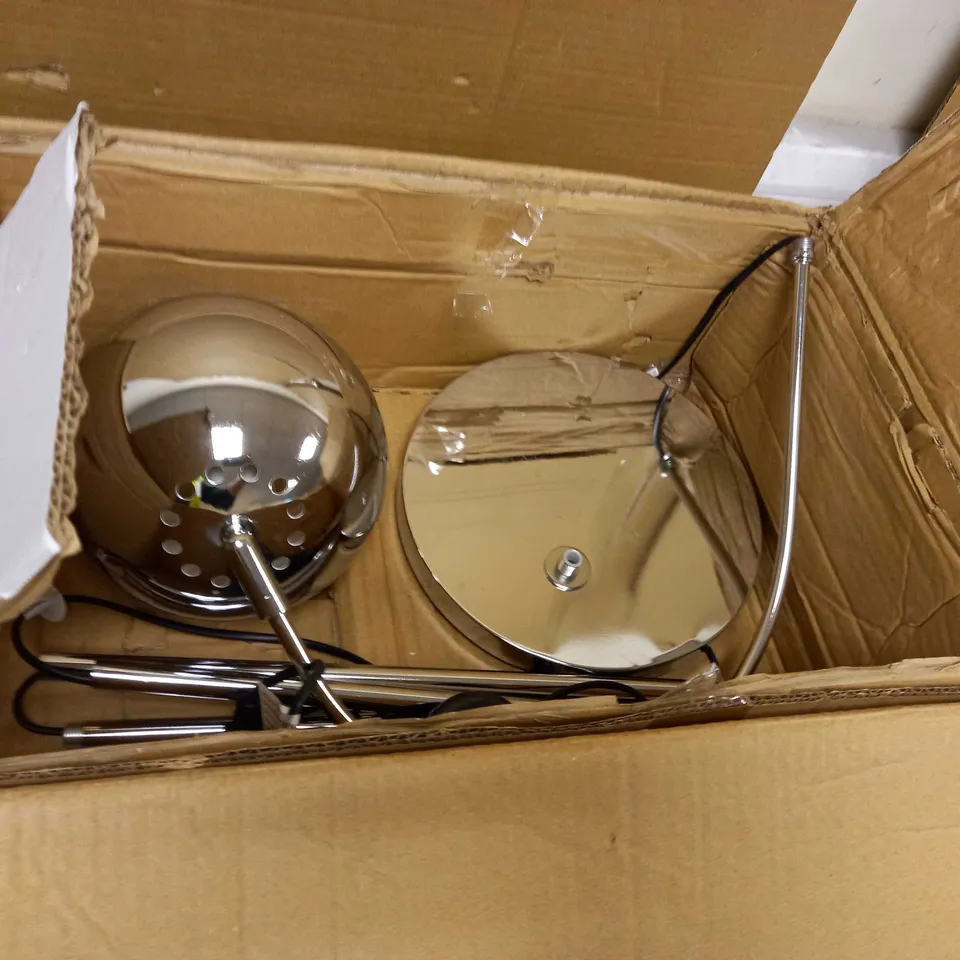 THE LIGHTING BRAND METAL GLOBE FLOOR LIGHT 