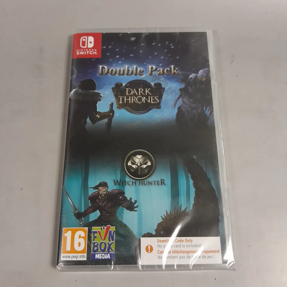 SEALED DARK THRONES & WITCH HUNTER DOUBLE PACK FOR NINTENDO SWITCH 