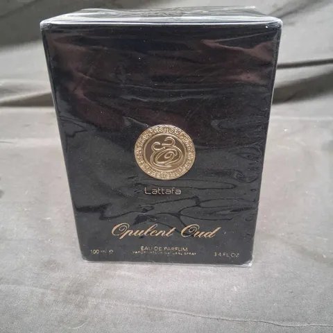 BOXED AND SEALED LATTAFA OPULENT OUD EAU DE PARFUM 100ML