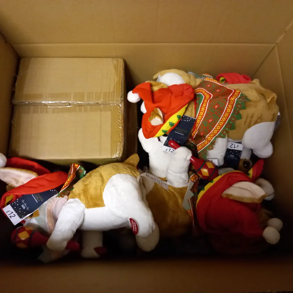 BOXED LOT OF APPROXIMATELY 20 GEORGE SEASONAL DECORATIONS