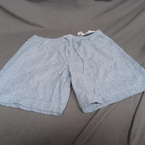 ABERCROMBIE AND FITCH LINEN BLEND SHORTS SIZE L