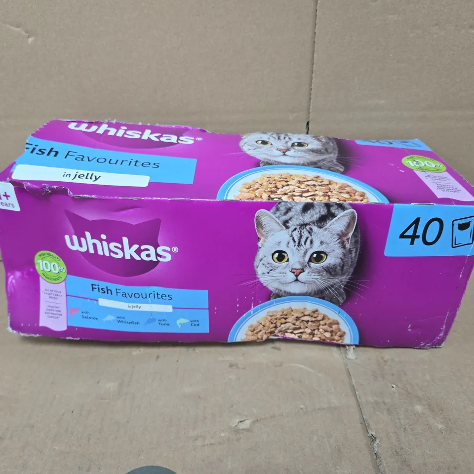 WHISKAS FISH FAVOURITES IN JELLY 