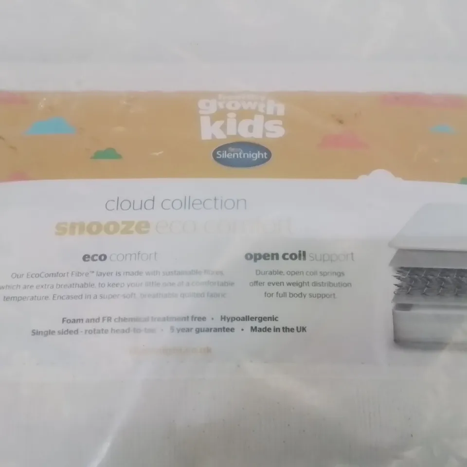 QUALITY BAGGED HEALTHY GROWTH KIDS SILENTNIGHT SINGLE MATTRESS 