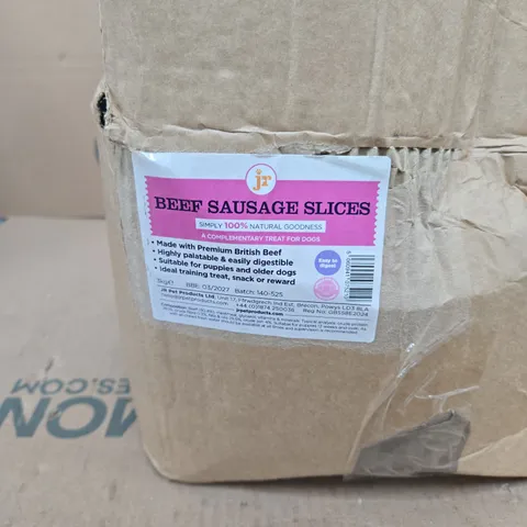 JR BEEF SAUSAGE SLICES (3KG)