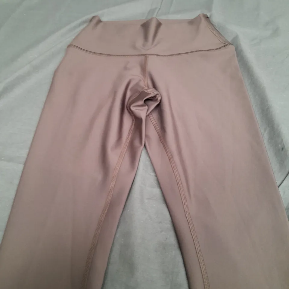 ALO BROWN STRECH LEGGINGS - SMALL
