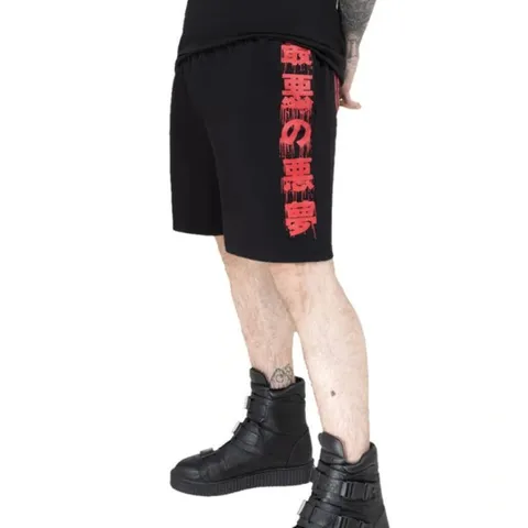 BRAND NEW KILLSTAR X ICE NINE KILLS - PSYCHOS ONLY - BLACK UNISEX SHORTS SIZE XL