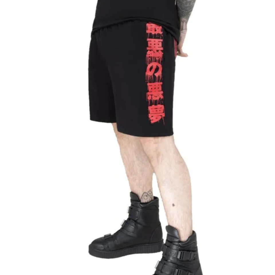 BRAND NEW KILLSTAR X ICE NINE KILLS - PSYCHOS ONLY - BLACK UNISEX SHORTS SIZE XL