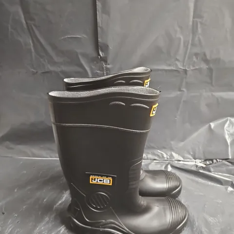 JCB RUBBER WORK BOOTS – BLACK UK SIZE 9