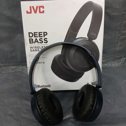 BOXED JVC DEEP BASS WIRELESS HEADPHONES 