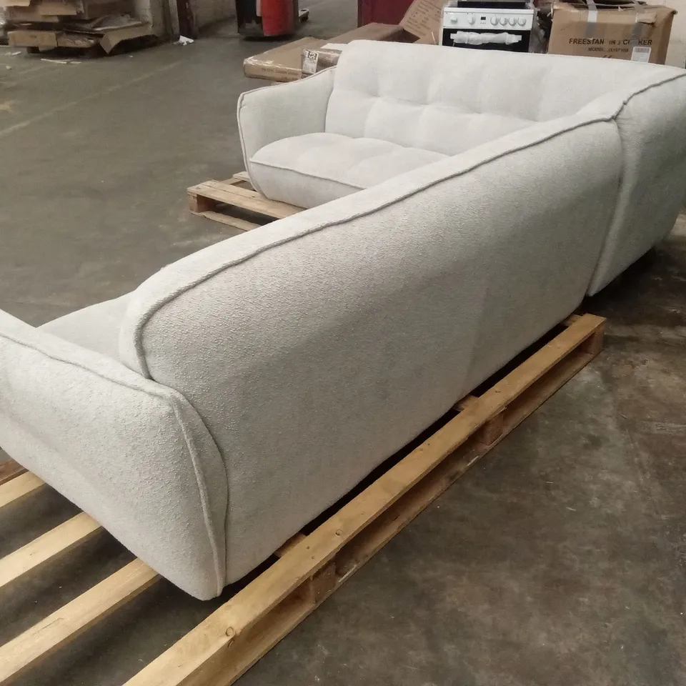 QUALITY DESIGNER ITALIAN MADE SEVILLE LARGE FABRIC CORNER SOFA