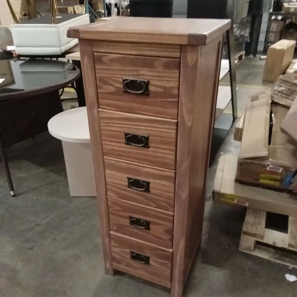 TALL 5 DRAWER CHEST OF DRAWERS