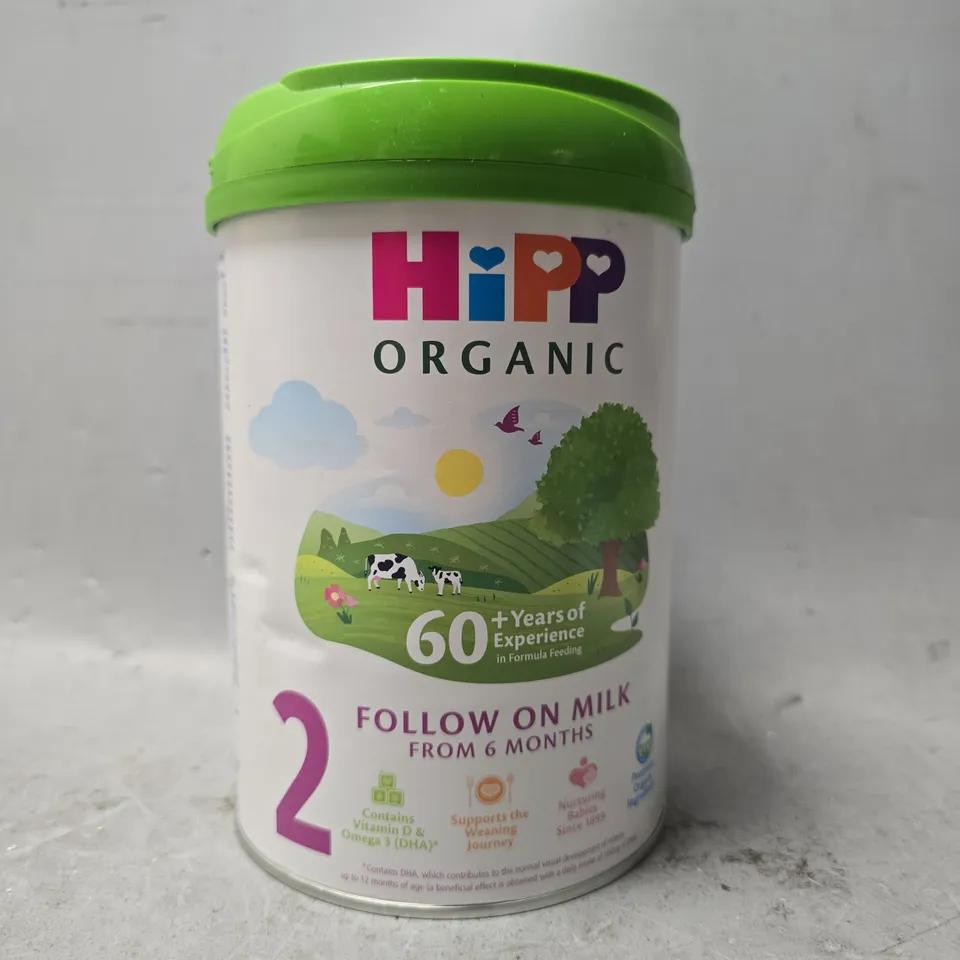 HIPP ORGANIC 2 FOLLOW ON BABY MILK POWDER FORMULA, FROM 6 MONTHS, 800G