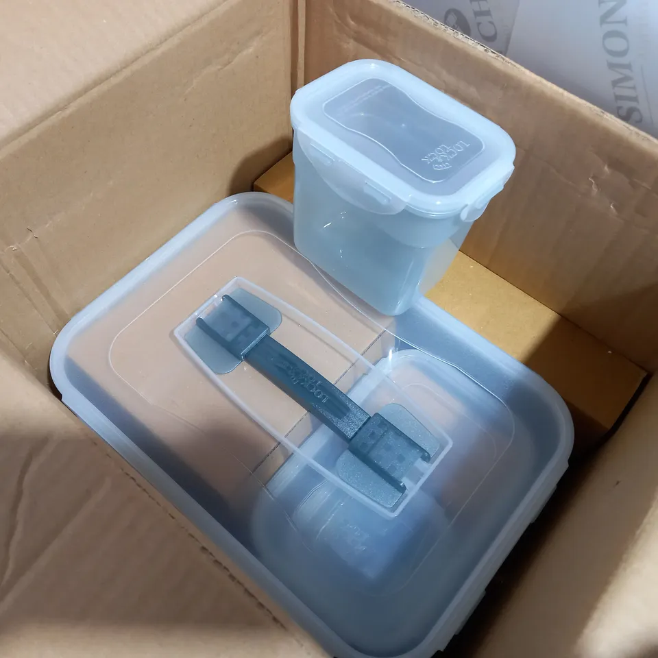 LOCK & LOCK LIGHT SAGE STORAGE CONTAINERS