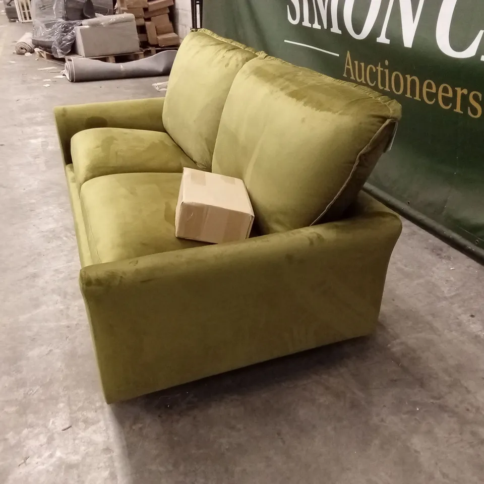 SEYMOUR 3 SEATER SOFA, OLIVE GREEN HOUSE VELVET