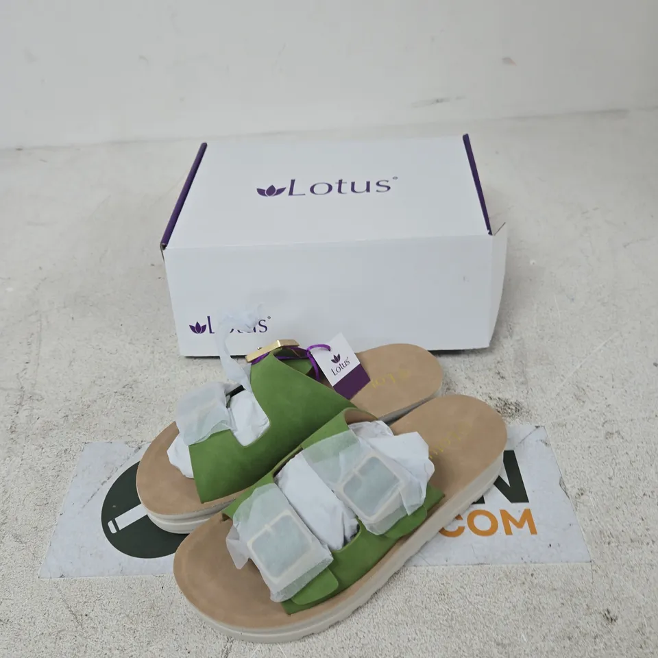 LOTUS VOLOS GREEN SANDALS – UK 7 (EU 40)