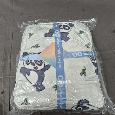 SEALED OODIE ADULT OVERSIZED HOODED BLANKET - PANDA