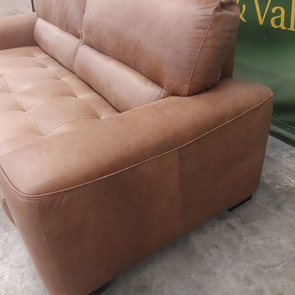 QUALITY DESIGNER ITALIAN MADE ARENA LARGE 3 SEATER LEATHER UPHOLSTERED SOFA 