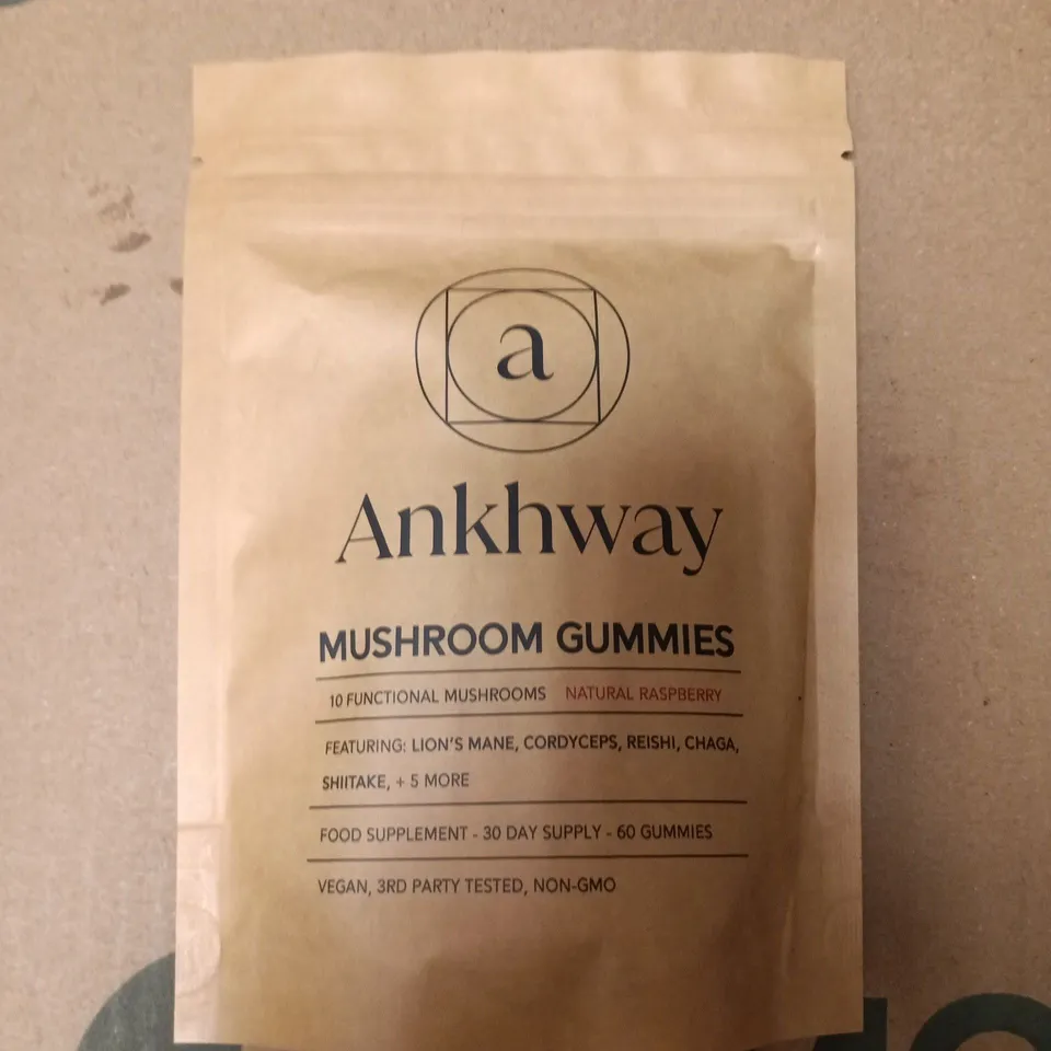ANKHWAY MUSHROOM GUMMIES – 60 GUMMIES