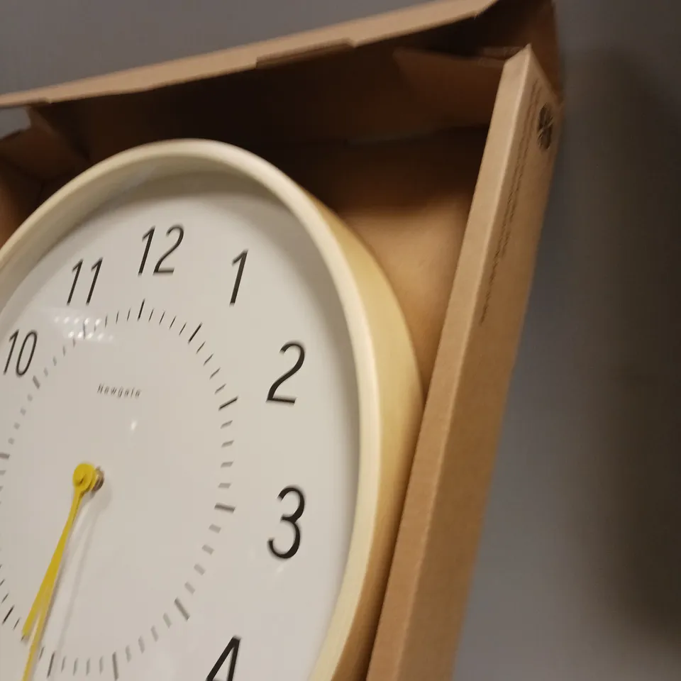 BOXED NEWGATE MR CLARKE CLOCK WOOD