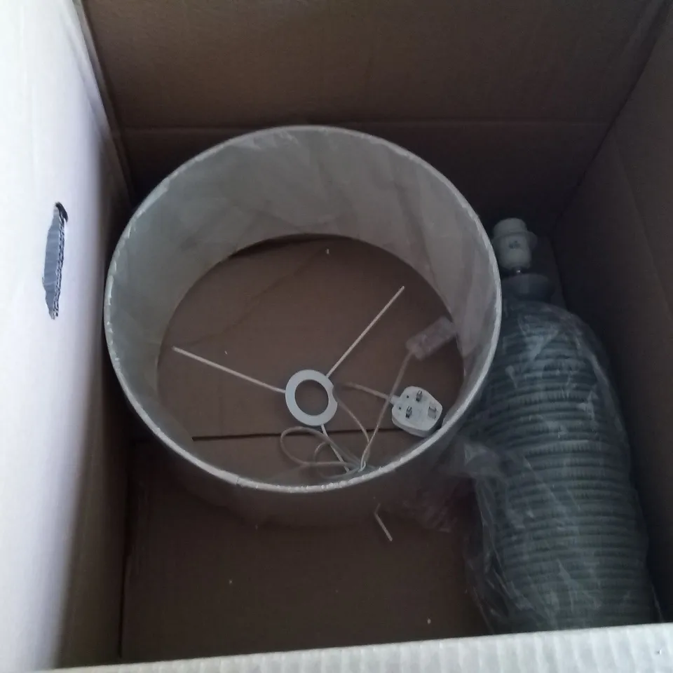 DESIGNER LAMP -WHITE/GREY 