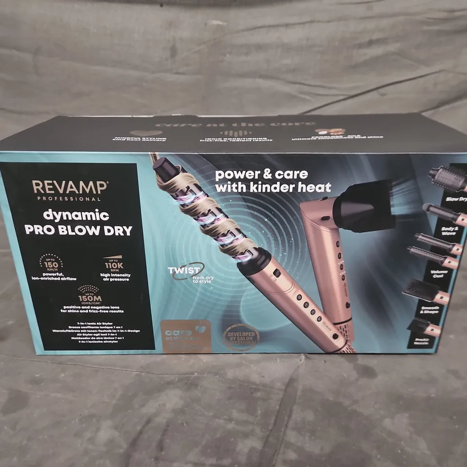 BOXED REVAMP PROFESSIONAL DYNAMIC PRO BLOW DRY DR-2850GD-GB