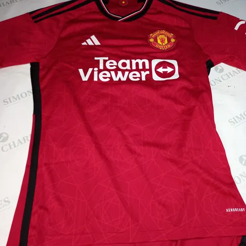 MANCHESTER UNITED FC HOME SHIRT WITH GARNACHO SIZE M