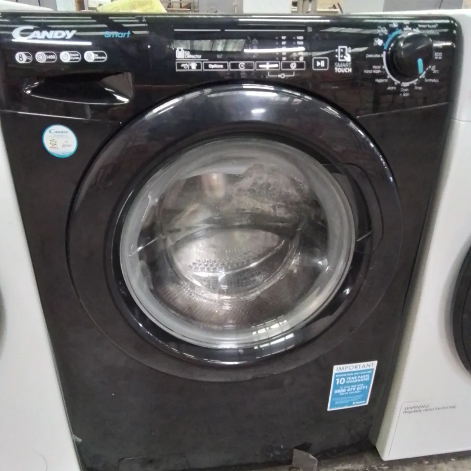CANDY FREESTANDING WASHING MACHINE IN BLACK - (CS148TWBB4/1-80)
