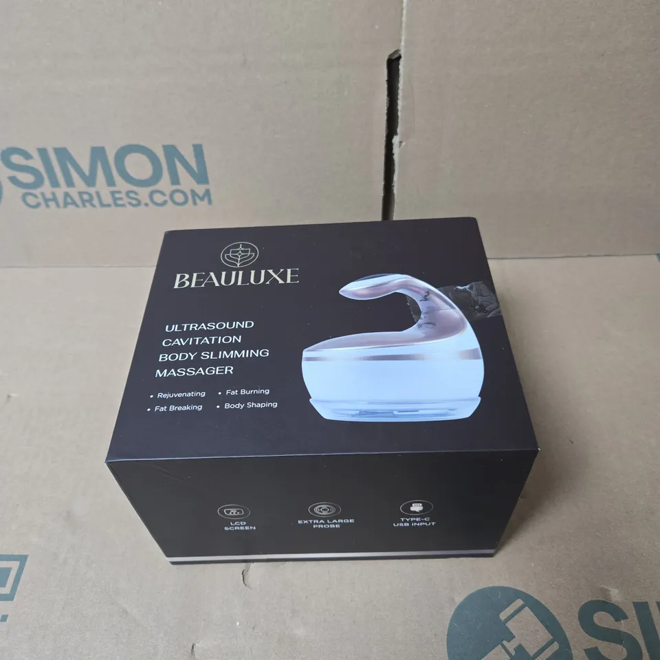 BEAULUXE ULTRASOUND CAVITATION BODY SLIMMING MASSAGER BOXED