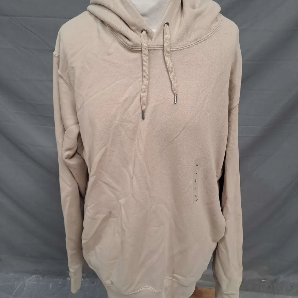 UNIQLO PULLOVER HOODIE IN BEIGE SIZE L
