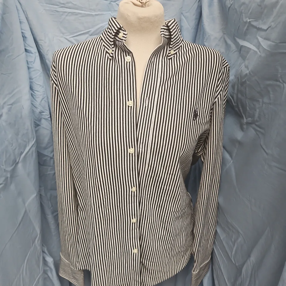 POLO RALPH LAUREN KNIT OXFORD SHIRT – STRIPED, MEN’S, XL