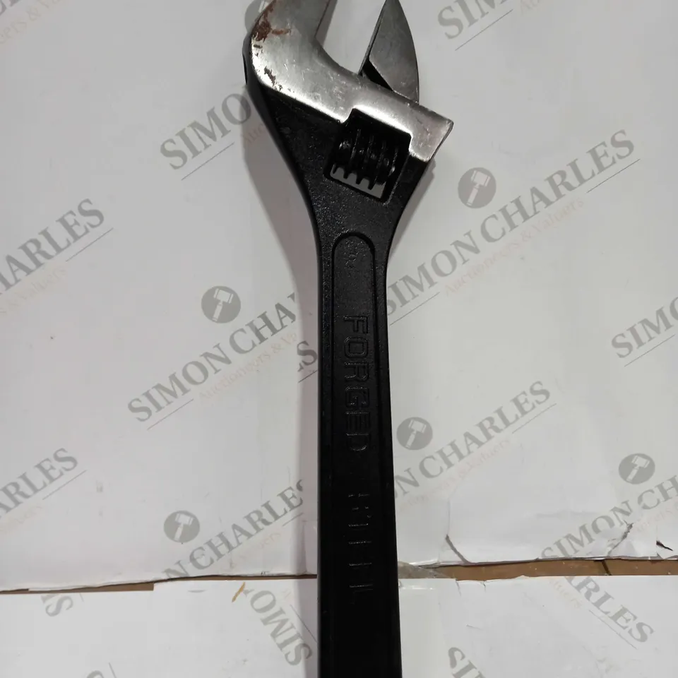 ADJUSTABLE SPANNER, STEEL, 18IN