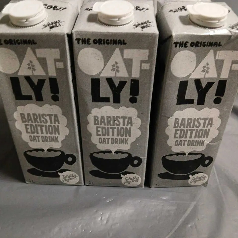 LOT OF 6 OAT-LEY 1L OAT DRINKS 