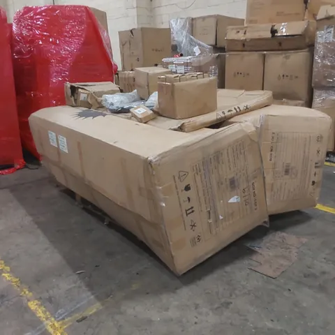 PALLET CONTAINING A LARGE QUANTITY OF ASSORTED GARDEN FURNITURE PARTS 