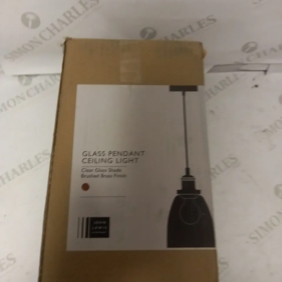 GLASS PENDANT CEILING LIGHT JOHN LEWIS 