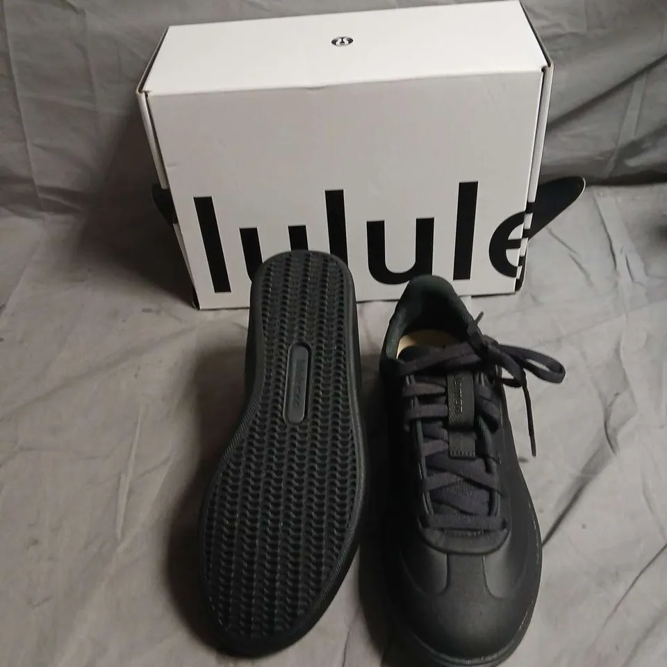 LULULEMON BLACK TRAINERS – BOXED - SIZE UK 4.5