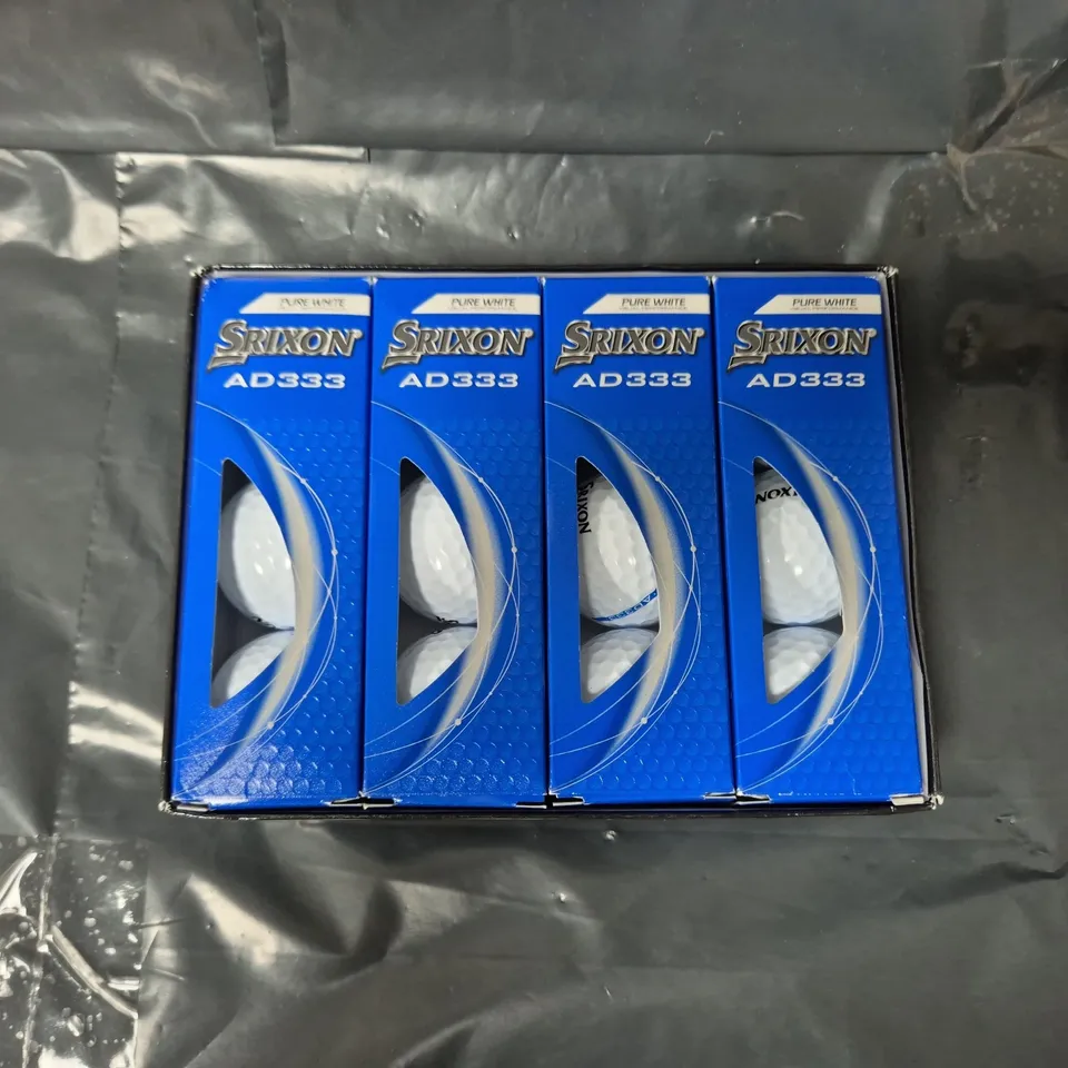 BOXED SRIXON AD333 GOLF BALLS WHITE