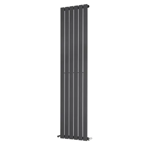 BOXED SHONARD VERTICAL FLAT PANEL RADIATOR - BLACK (1 BOX)