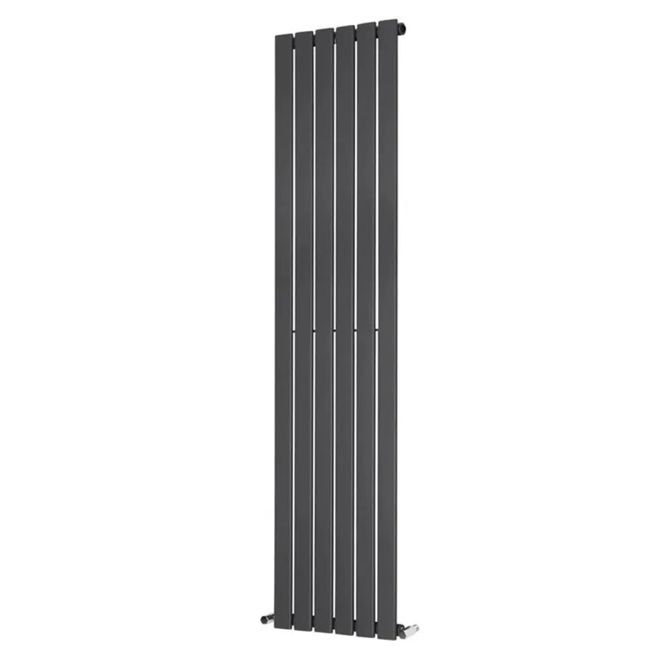 BOXED SHONARD VERTICAL FLAT PANEL RADIATOR - BLACK (1 BOX)