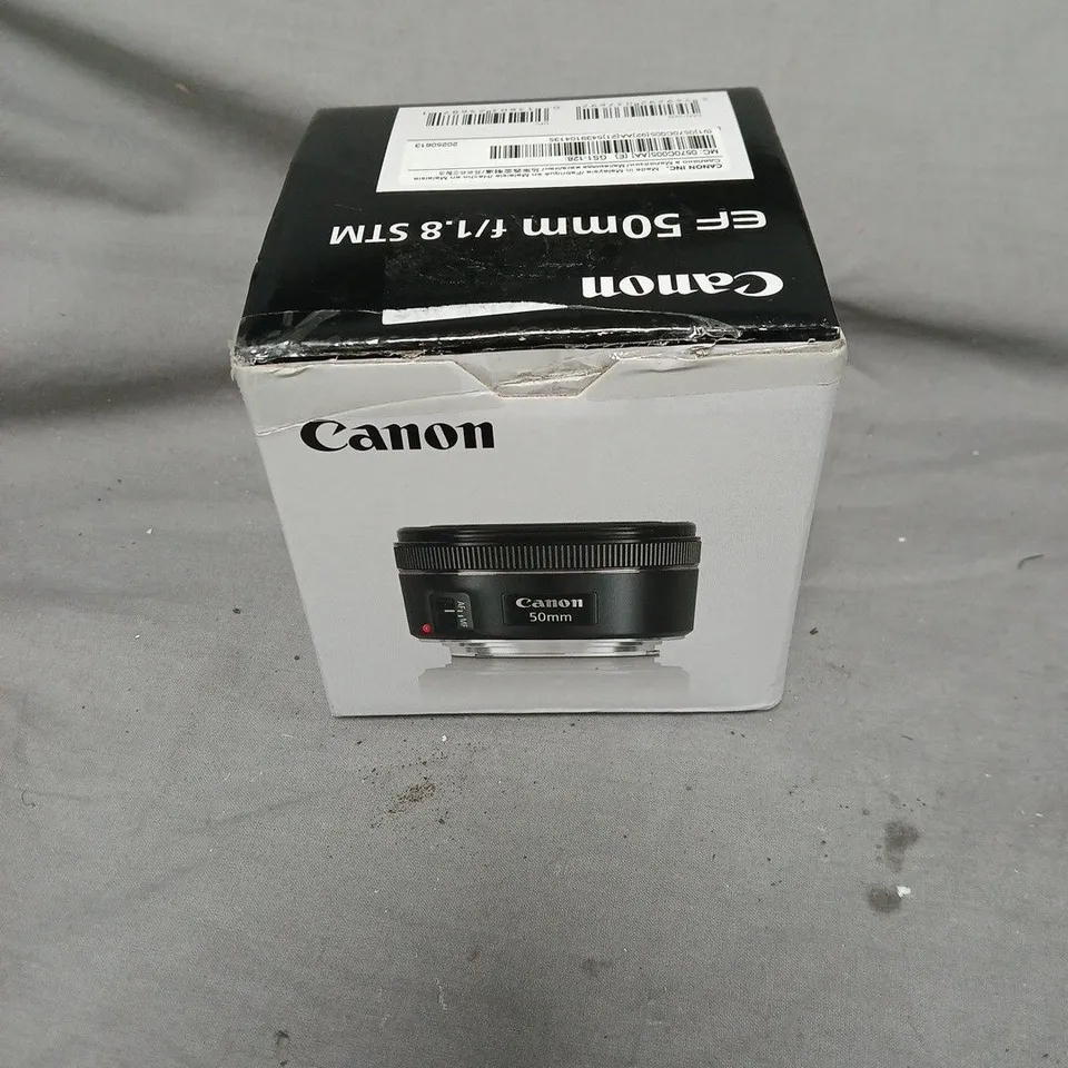 Canon EF 50mm f/1.8 STM Lens – Boxed RRP £149.99