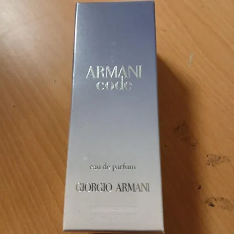 BOXED AND SEALED GIORGIO ARMANI CODE EAU DE PARFUM 30ML