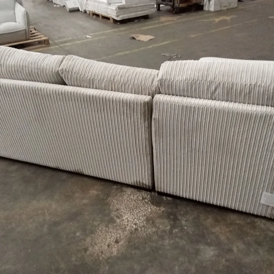 AMALFI STANDARD BACK FABRIC RIGHT HAND 3 SEATER CHAISE SOFA RRP £899