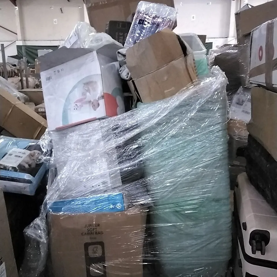 PALLET OF ASSORTED PRODUCTS AND HOUSEHOLD GOODS TO INCLUDE;SHOE RACK,WINDSCREEN DE-ICER,GORILLA FILLER