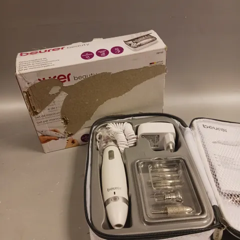 BOXED BEURER BEAUTY MANICURE/PEDICURE SET 